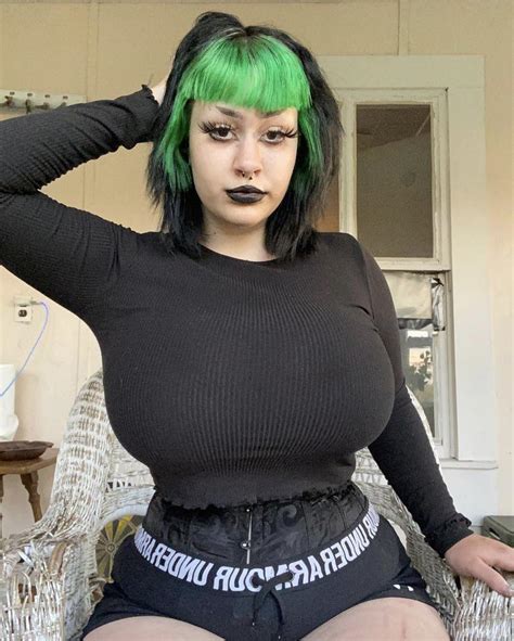 T-shirt front checks out. . Big titted goth gf